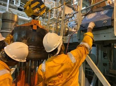 Workers Working On the Ship