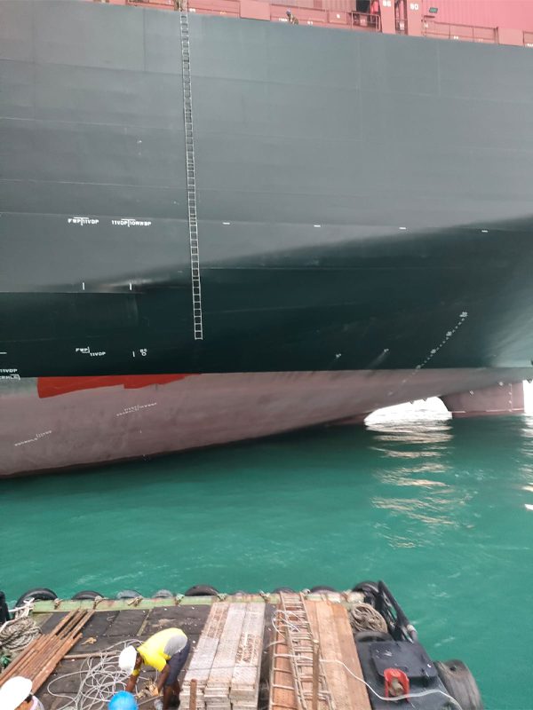 Ship in the sea
